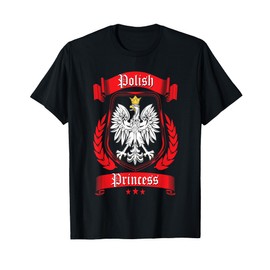 Polish Princess Shirt Dyngus Day Poland Eagle Daughter Girls T-Shirt