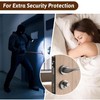 Door Latch Guard Plate,L-Shaped Security Protector for Home, Durable Steel