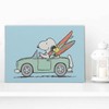 Peanuts Snoopy and Surfboards in Car Gallery Wrapped Canvas Wall