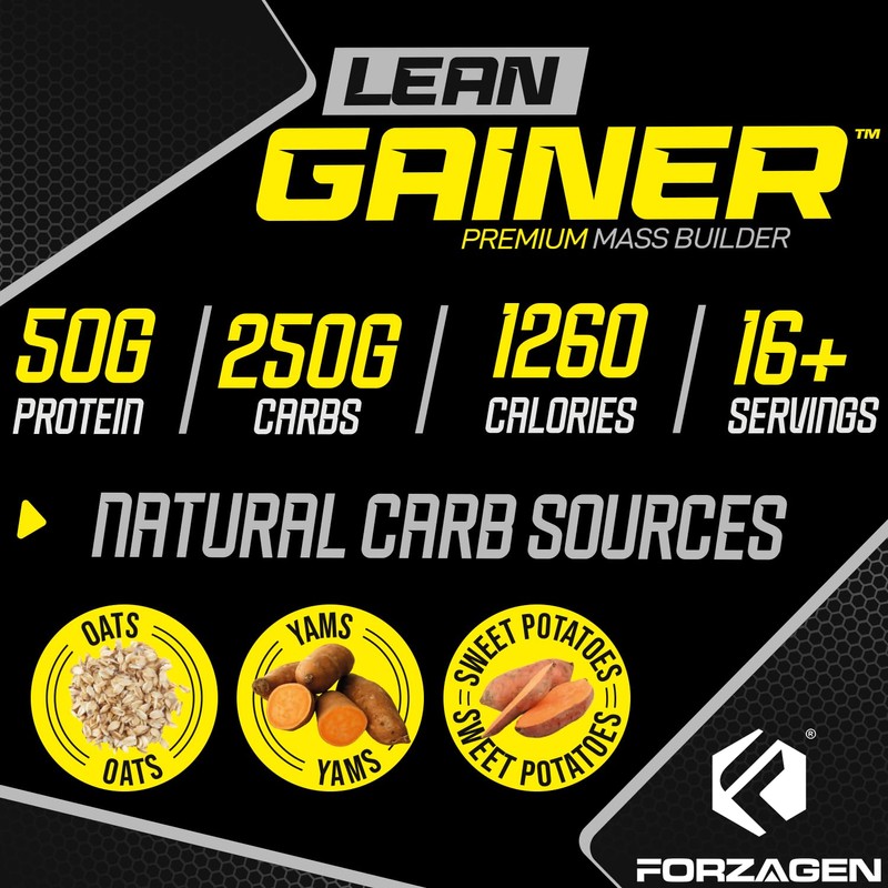 Forzagen Lean Gainer Premium Mass Builder | Mass Gainer Protein