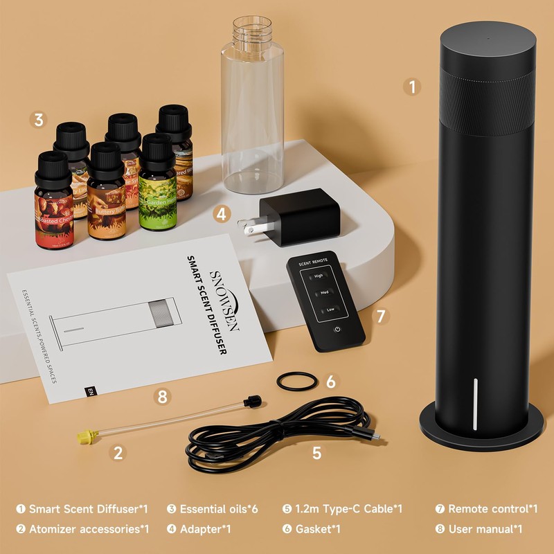 Waterless Scent Diffuser Starter Kit - Cold Air Machine with