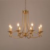 Pretoy Black Farmhouse Chandelier Iron Chandeliers for Dining Room Light