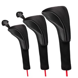 ideastore ヘッドカバー ゴルフクラブ カバー ドライバー フェアウェイウッド ユーティリティー用 3点セット