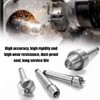 AIMALL 4PCS Wood Lathe Centre Set with MT1 Taper, Drive