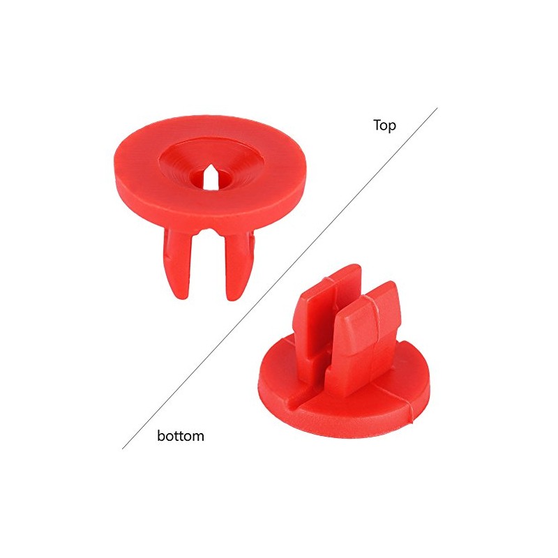 KIMISS Bottom Shield Fastener, 20pcs Engine Undertray Cover Clips Screws