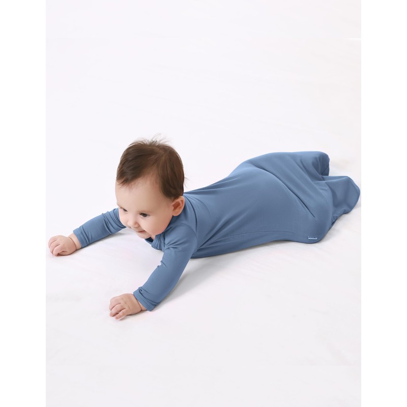 BambooBud Baby Kimono Nightgowns Viscose from Bamboo Sleeper Gown Newborn