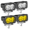 LED Pods, AKD Part 4Pcs 3" 80W Flood CREE LED