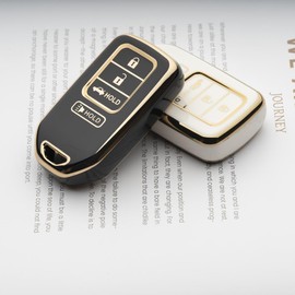 Tautrophen Key Fob Cover 2015-2022 for Honda Accord Civic Insight CRV CRZ FIT HRV Odyssey Ridgeline Pilot Case Holder Shell