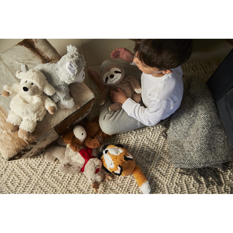 Warmies Heatable Plush Toy, Brown Sloth, Medium