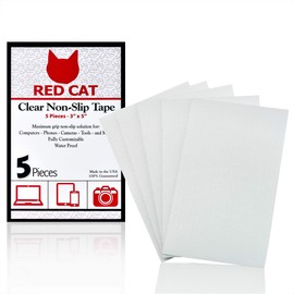 Red Cat Non-Slip Phone Grip Tape. Premium Quality Grip Tape for Phones, Electronics, laptops. Professional Grade Adhesive for Maximum Stability, Keep Fragile Items from Slipping. Anti Slip Tape
