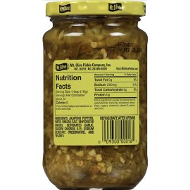 Mt. Olive Diced Jalapeno Peppers 12 Ounce (Pack of 3)