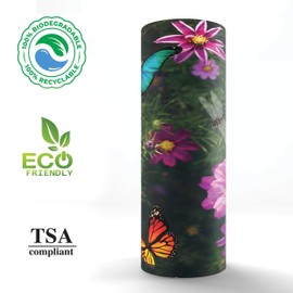 Urnas mágicas de jardín para cenizas humanas adultas, ecológicas, biodegradables, para cenizas humanas, urnas de cremación para cenizas adultas, tubo de dispersión, urnas biodegradables para cenizas humanas