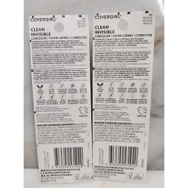 COVERGIRL 2 - Covergirl Clean Invisible Concealer 185 bronze