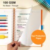 Yoment 5 Subject Notebook College Ruled Spiral Notebook 5x7 with