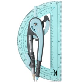 Mr. Pen- Compass and Protractor Set, Math Compass for Geometry and Drawing