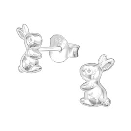 Bunny Rabbit Earrings - 925 Sterling Silver