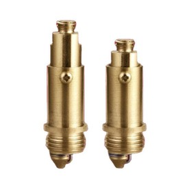 2 x Basin Sink Clicker Pop Up Bolt Basin Bath Sink Drain Click Clack Plug Bolt Spring Brass Push Spring Plug for Most Sink Tub Basin Drain Stopper