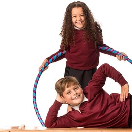 Boys Girls Unisex School Crew Neck Jumper Round Neck Fleece Sweatshirt Uniform Ages 3-16 Years Maroon