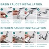 1 Piece of foaming Faucet, Robotic arm Universal Faucet, rotatable