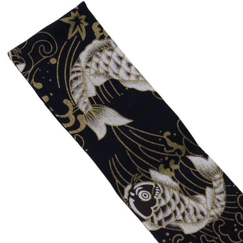 Qicarkey Black Ancient Japan Ancient Elements Tow Strap Carp Tow