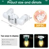 Magnetic Christmas Light Clips, 30 Pack Hooks for Outdoor String