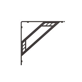 Shelf-Made Richland D x 1 in. W x 7.75 in. H Black, 500 lbs, Decorative Bracket