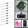eMagTech 100PCS 1N5819 Schottky Diodes 1A 40V Schottky Barrier Rectifier