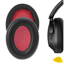 Geekria QuickFit Replacement Ear Pads for 1MORE SonoFlow Headphones Ear Cushions, Repair Parts (Black)