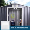 Metal Vent Cover, 6" x 6" Square Soffit Air Vent