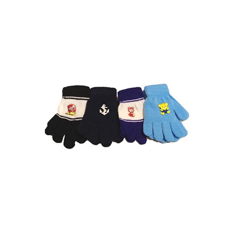 Glv363 Four Pairs Stretch Sona Magic Gloves for Ages 1-4