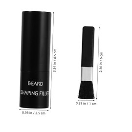LIFKOME Beard Shaper Tool Kit Beard Filler for Men Styling Guide Moustache Filler Conceal Formula
