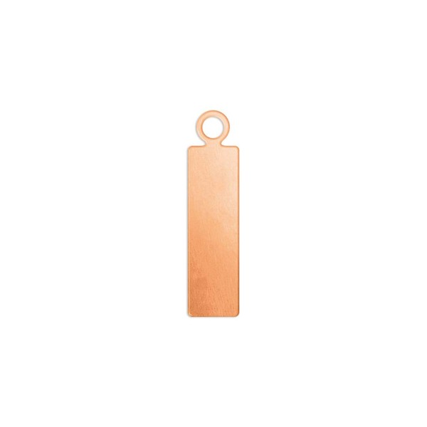 ImpressArt Copper Rectangular Bar 16x5mm Stamping Blank Pack of 10