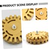 Operitacx 2 Sets 4 Inches Pneumatic Degumming Wheels Rubber Eraser