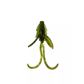 J and S Custom Jigs 2" Baby Craw Soft Plastic - 12 Pack - You Choose Color - Free Shipping - Green Pumpkinj