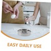ULTECHNOVO Doughnut Cutters Reusable Round Stainless Steel Fondant Molds for