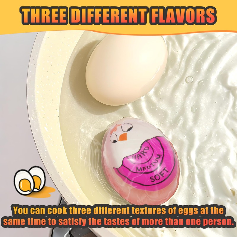 Egg Timer for Hard Boiled Eggs Soft Boiled Color Changing
