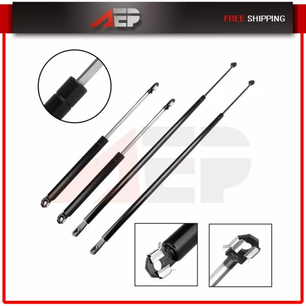 Autopuppy 2 Hood + 2 Hatch Tailgate Lift Supports Struts