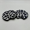 Cow pint car coaster | fabric drink mat | perfect