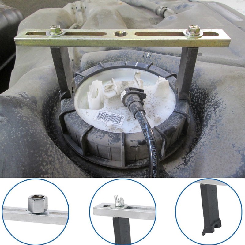 Universal Adjustable Fuel Cap Disassembly or Fuel Pump Lid Removal