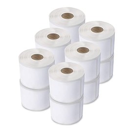enKo (12 Rolls / 12000 Labels) 30334 Dymo Compatible Multipurpose Barcode (1-1/4" x 2-1/4")