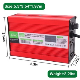 84V 3A Li-ion Charger with OLED Display for 20S 72V Li-ion Battery Smart Battery Charger（DC C13 N+L-）