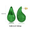 LILIE&WHITE Chunky Teardrop Earrings for Women Lightweight Waterdrop Dupes Dangle