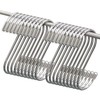 Myfolrena 20 Pack S Hooks for Hanging, 3.4 Inch Metal