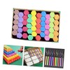 jojofuny 3 Boxes Dust Colorful Hexagonal Chalks for Art Projects