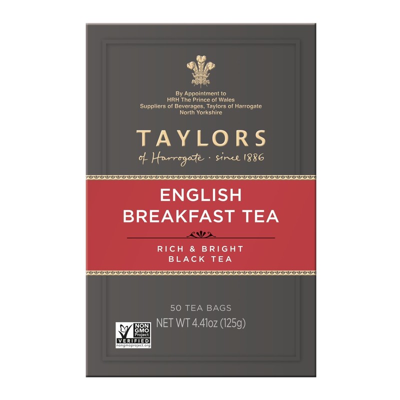 Taylors of Harrogate English Breakfast, Black Tea, Pillow Tea Bags,