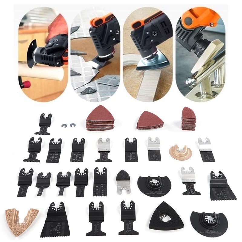100pcs Universal Oscillating Saw Blades High Carbon Steel Cutting Tool