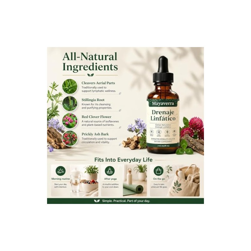 Mayaverra Gotas de Drenaje Linfático 60ml