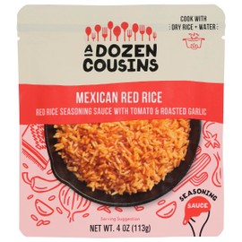 A Dozen Cousins Mexican Red Rice Seasoning Sauce, Non GMO, Gluten Free, 4 Ounce (Pack of 10)