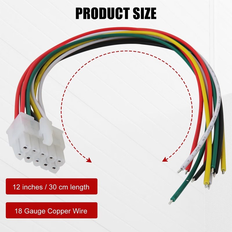 Xspeedonline 10-pin Power Speaker Harness Plug for Kicker Hideaway (HS8)