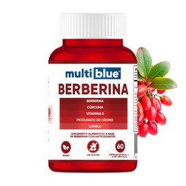 Berberina 60 Cpsulas  Suplemento Alimenticio con Vitamina E, Crcuma, Canela y Picolinato de Cromo  Sin Gluten Vegano Keto Friendly  Apoyo...          